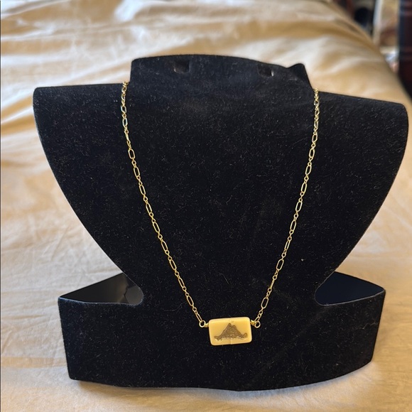 MARTHA'S VINEYARD 14k Gold filled WHITE ISLAND PENDANT NECKLACE - Picture 1 of 4